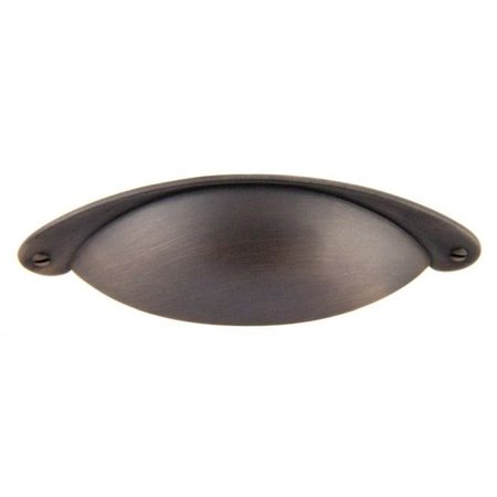 CROWN 5" Hooded Shaker Cup Cabinet Pull with 3" Center to Center Oil Rubbed Bronze Finish CHP823310B